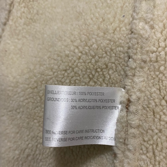 Talbots Petite suede coat - Picture 4 of 4